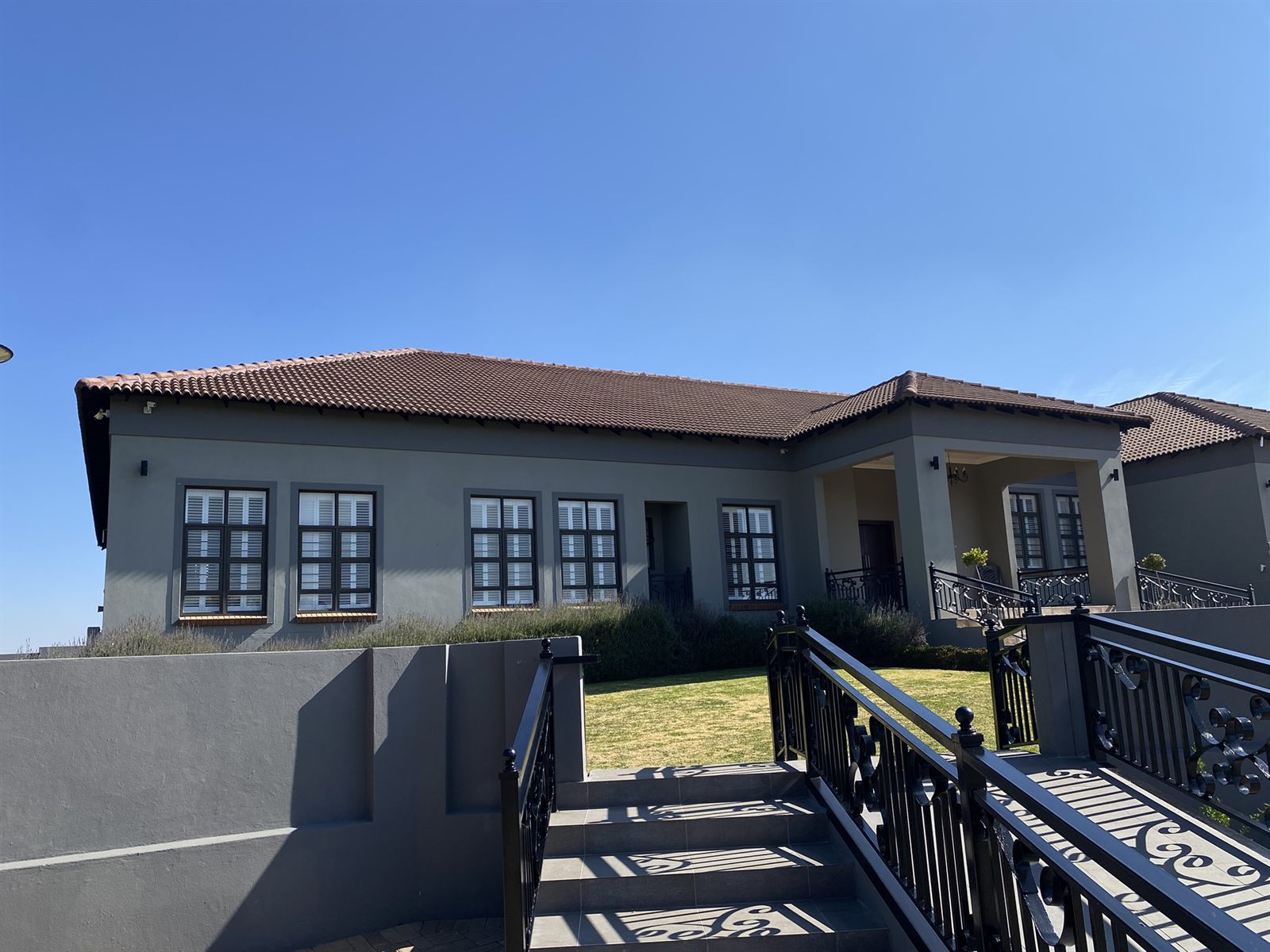 The Villa entrance ramp and veranda at 2nd Cozy Corner Woodland Hills